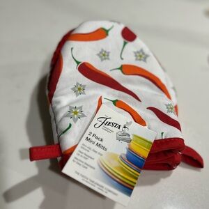 Fiesta Chili Pepper Oven Mitts /Mini Mitts